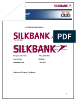 Internship Report On Silk BanK