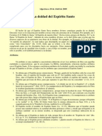 La Deidad Del Espíritu Santo PDF