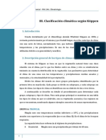 Ficha III. Clasificacion Climatica Segun Koppen