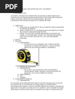 Medicion de Aforo de Arroyo Salineras