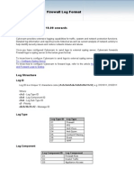 Firewall Log Format