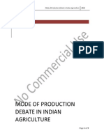 Mode of Production Debate