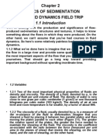 Lecture Notes - Physics of Sedimentation