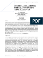 Power Control and Antenna Gain Optimization During Wimax Handover