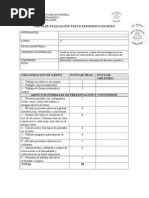 Pauta de Evaluación Texto Expositivo Escrito