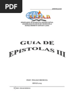 Guia Epistolas III - Wamg 2015