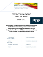 Proyecto Educativo Institucional