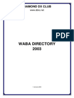 Directorio WABA 2003