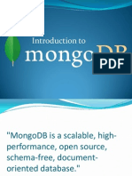 Introduction To MongoDB