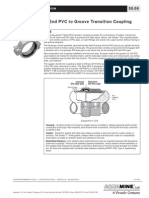 Style 2972 Aquamine Plain-End PVC To Groove Transition Coupling