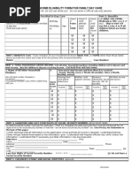 Income Eligibility Form For Family Day Care