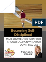 Becoming Self Disciplined