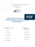 Componentes de Un Sistema de Levantamiento