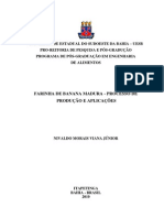 Farinha de Banana Madura - Processo de Produção e Aplicações