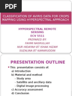 Classification of Aviris Data For Crops Mapping Using