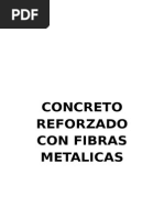 Concreto Reforzado Con Fibras Metalicas