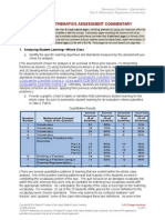 Part G Math Assessment Commentary