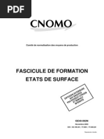 CNOMO GE40-082N - Fascicule de Formation États de Surface PDF