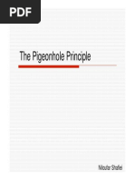 The Pigeonhole Principle