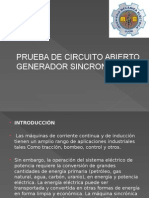 Prueba en Vacio - Presentacion