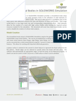 Using Sheet Metal Bodies in SOLIDWORKS Simulation: Model Creation