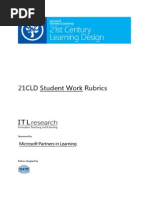 21CLD Student Work Rubrics