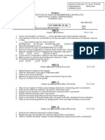 Fundamentals of Plastic Product Design Question Paper 2015-16