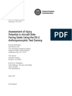 Risk of Injury in Side Facing Aircraft Seats 200713 CAMI SFS