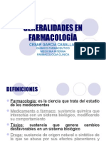 Generalidades y Formas Farmaceuticas