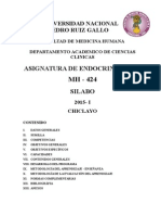 Endocrinologia Silabo 2015-I