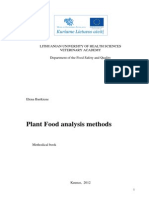 Food Analysis Manual