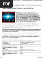 Descubra o Seu Signo Ascendente