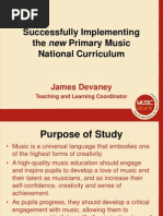 Successfully Implementing The New Primary Music National Curriculum