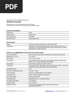 4c AlfaRomeo Spec Sheet Us