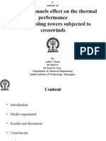 Guiding Channels Effect On The Thermal Performance of Wet Cooling Towers Subjected To Crosswinds