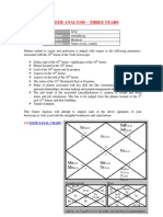 Career Analysis - Three Years: Name Date of Birth Time of Birth Place of Birth