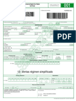 12-Ventas Régimen Simplificado: Identificacion