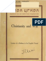 Жива Црква ; Christianity and War ; Leters of a Serbian to His English Friend (1915.) - Nicholai Velimirovic