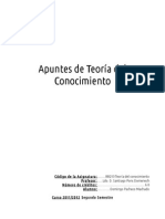 Apuntes de Teoría Del Conocimiento