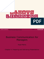 Chapter 9 - Preparing and Delivering Presentations