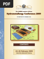 Hydrometallurgy 2009 PDF