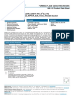 Dymax GA-142 UV Curable Gasket Data Sheet