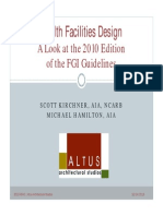 Health Facilities Design 2010 FGI Guidelines