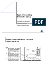 Ground Conductor Sizing