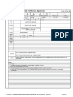 Piping Material Classes: Notes