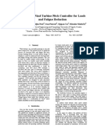 Design of A Wind Turbine Pitch Controller For Loads and Fatigue Reduction