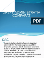 Prezentare PPT DREPT ADMINISTRATIV COMPARAT