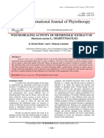 WOUND HEALING ACTIVITY OF METHONOLIC EXTRACT OF Martynia Annua L. (MARTYNIACEAE)