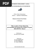 Mise en Place D'une Démarche Personnalisée de Gestion Des Risques IT Pour DELOITTE - Maroc