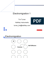 Electromigration 1: Tim Turner Keithley Instruments